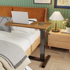 Overbed Bedside Table with Wheels for Home Nursing Home Assisted Living Hospital