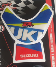 Suzuki GSXR GSX-R Fuel Tank Pad Paint Protection Decal Blue White Green