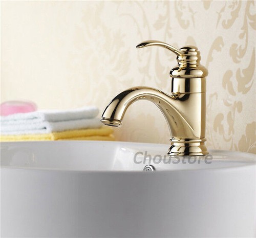 Vintage gold bathroom - vintage,