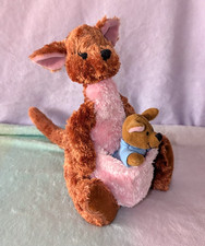 Disney Store Kanga And Roo Beanie Soft Plush 9” - Preloved- good condition