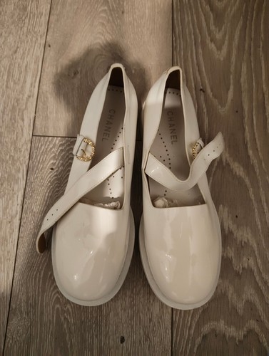 Auth chanel white patent - auth,