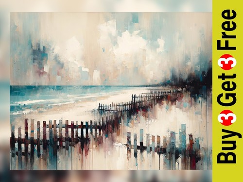 Coastal fences print on - fences,