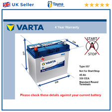 Car Battery B34 Varta 049 330A