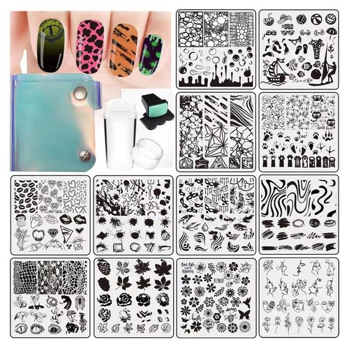 15pcs nail stamping - nail,