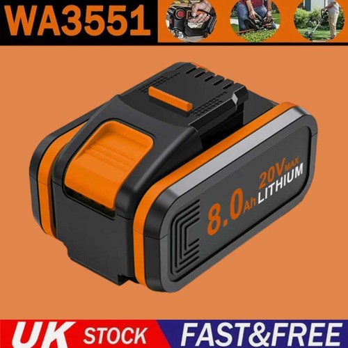 For worx 20v 0ah ion - for, 8.0ah