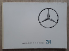Mercedes-Benz 220 Saloon Brochure 1965 - Fintail