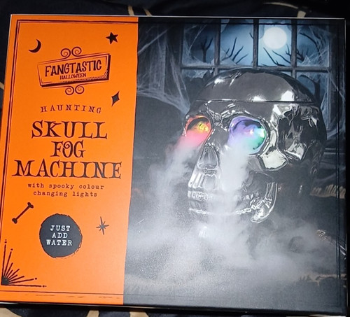 Halloween skull fog machine - fog,