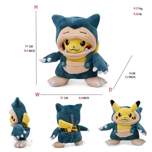 Pokemon pikachu cosplay plush - pikachu,
