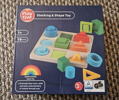 Playtive wooden stacking - wooden, &