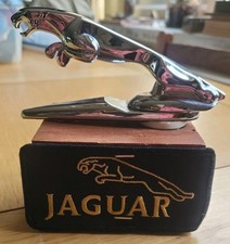 Vintage Jaguar Car Mascot desk