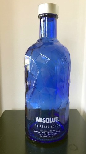 Absolut facet vodka bottle - vodka,
