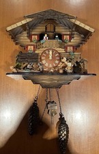 Vintage Original German Black Forest Cuckoo Clock, Fully Working