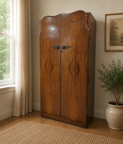 Vintage art deco style walnut - deco,