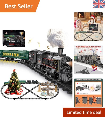 Alloy christmas train - set, for