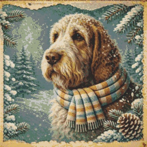 Italian spinone puppy dog - spinone,