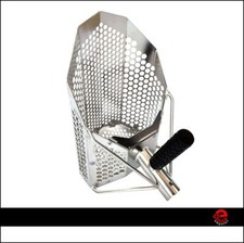 SAND SCOOP ACCIAIO SE-5 EMPOTEC PALA TRAFORATA MARE SETACCIO SABBIA METAL DETECT