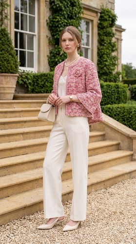 Handmade tweed boucle swing - handmade,