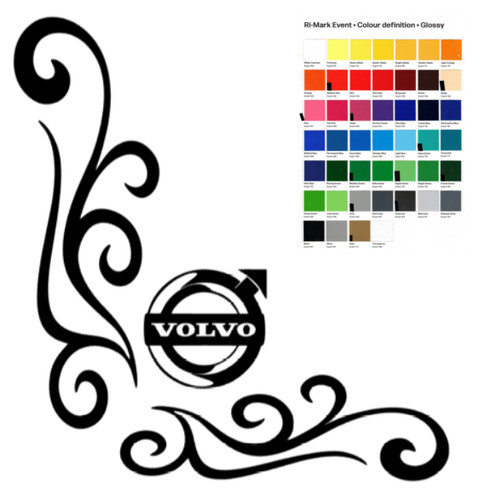 Volvo truck window stickers - , x