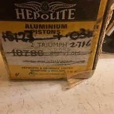 Triumph 350 Twin Pistons
