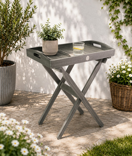 Classic grey wooden - wooden, garden