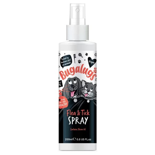 Bugalugs dog flea spray - dog,