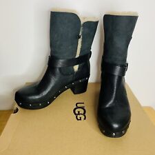 UGG Brea Boots Black For Lined UK Size 5.5 EUR 38 - Brand New In Box Never Worn
