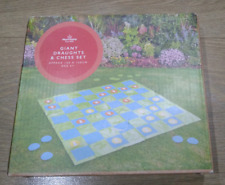 Giant Draughts And Chess Set