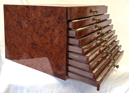 Burr walnut style fountain - walnut, pen