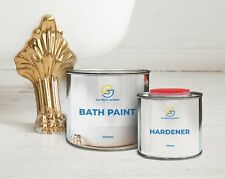Bath Paint  Bath Resurfacing Kit Two-Component Enamel White Paint Repair 500ml