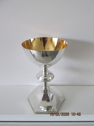 Solid silver chalice - chalice,