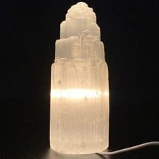 Mountain selenite lamp 100%