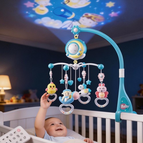 Baby musical crib mobile toy - baby,