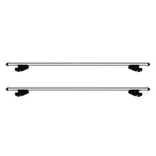 Silver 2Pcs 100KG Luggage Roof Rack Cross Bars Fit BMW X3 F25 2011-2017