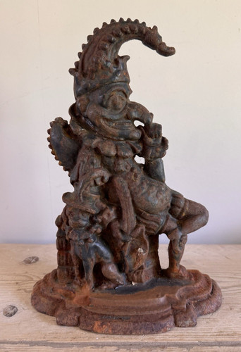 Cast iron door stop - door, stay