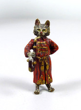 Vienna Bronze Cat in Dressing