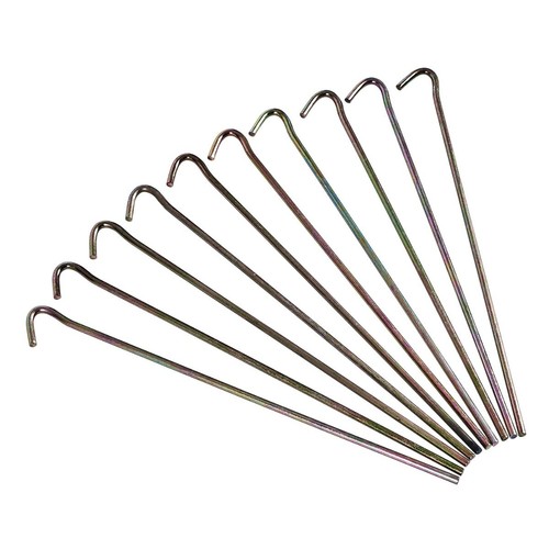 Galvanised metal turf pin - turf,