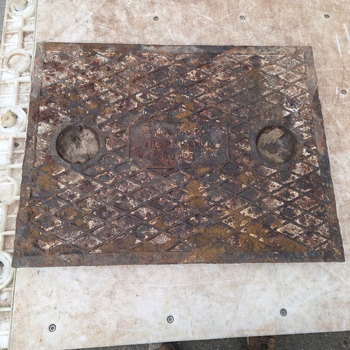 Cast iron manhole cover - manhole,