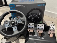 Logitech G920 UK Plug Driving Force Racing Wheel for Xbox One and PC