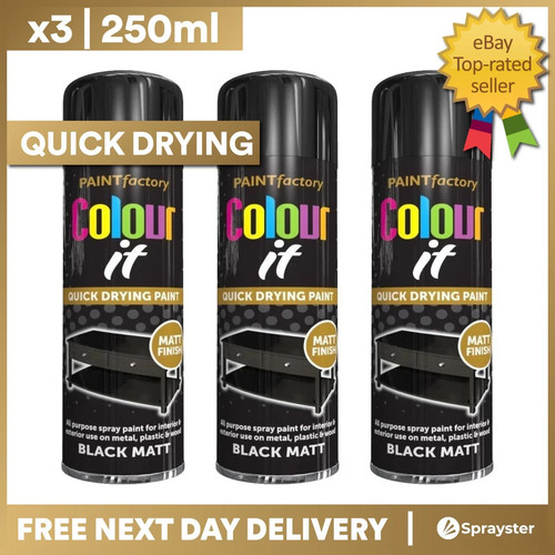 Colour black spray - it, paint