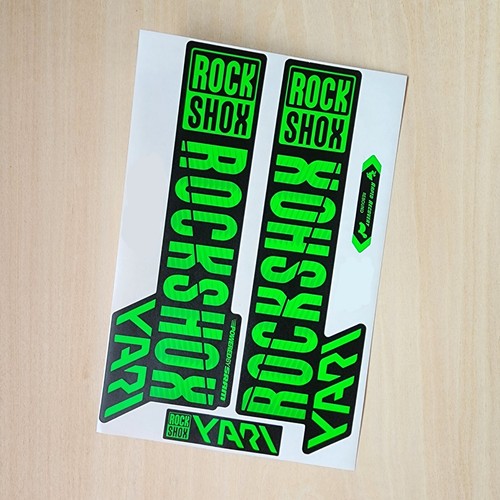 Rockshox yari fork stickers - fork,