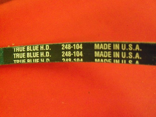 New mower belt fits - v,