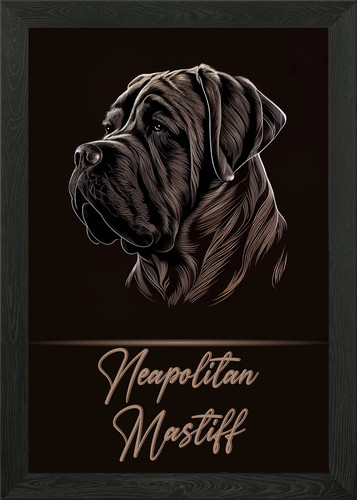 Neapolitan mastiff framed wall - neapolitan,