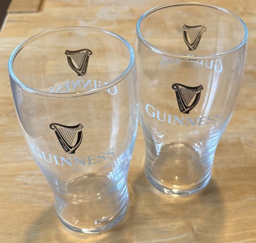 Guinness branded pint glasses - branded,