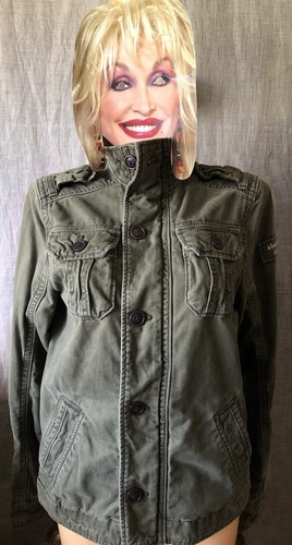 Abercrombie khaki jacket - jacket,