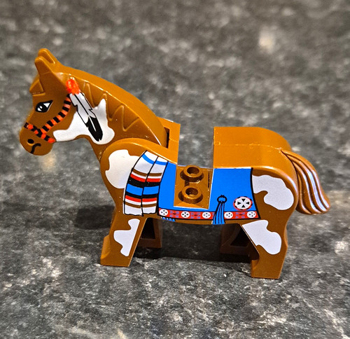 Lego brown horse animal - lego,