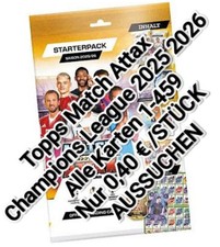 Topps Match Attax Champions League 2025 2026 0 €40 / CHOOSE PIECE NEW EXCELLENT