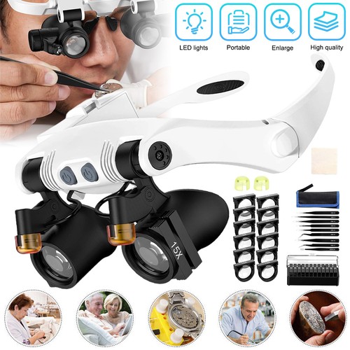 15x hands free magnifying - 3x-15x,