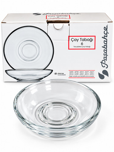 Pasabahce tea saucers - tea,