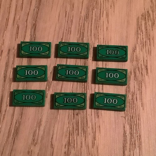Lego 100 dollar bill - 9x,