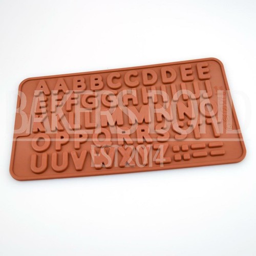 Alphabet letter silicone mould - alphabet,